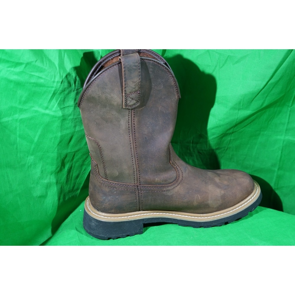 Noble Outfitters Ranch Tough Steel Toe Work Boots Mens 8W Wide - Picture 6 of 8